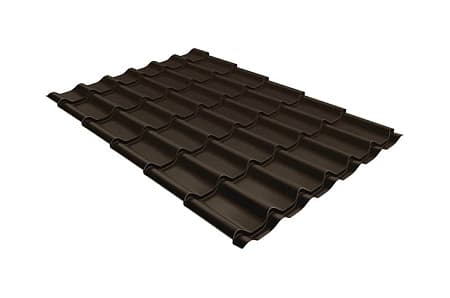 Волновой профиль Grand Line Modern, 0,45 Drap, Zn 140, RR 32 темно-коричневый