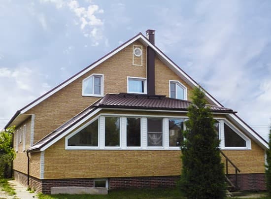 Фасадная панель Я-Фасад Grand Line Демидовский кирпич, уголь (акрил)