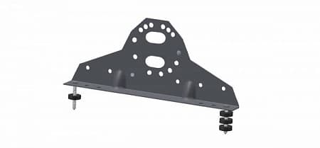 Кронштейн универсальный Grand Line (Гранд Лайн), цвет RAL 9006 (серый)