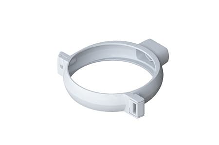 Хомут трубы ПВХ Элит Альта Профиль, D95 мм, белый