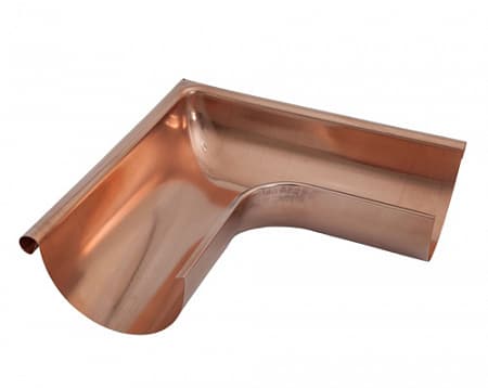 Угол наружный 90° D125 Aquasystem, медь