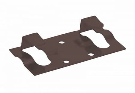 Кляймер стартовый для монтажа наличника GRINDERDECO, 150х370х13 мм, коричневый, упаковка 8 шт.