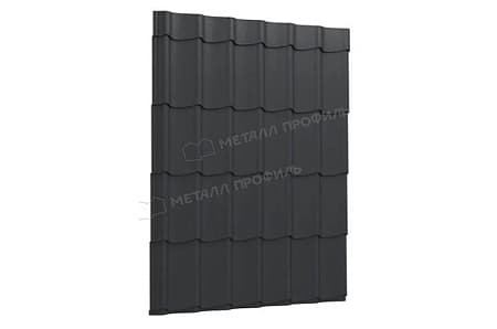 Профиль декоративный Металл Профиль Монтерра X, 0,45 PE, RAL 7024 серый графит