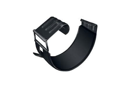 Соединитель желоба полукруглый Optima Grand Line, покрытие Matt, RAL 7024 мокрый асфальт