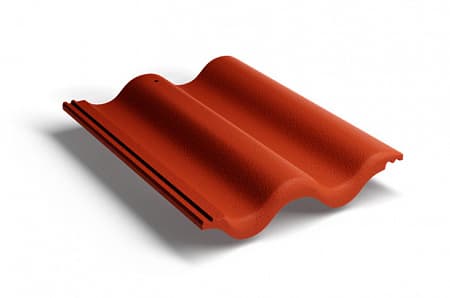 Рядовая черепица Kriastak, красный