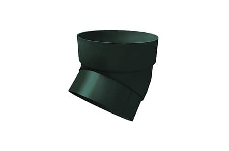 Колено трубы 45º ПВХ Grand Line 135/90 мм, RAL 6005 зеленый мох