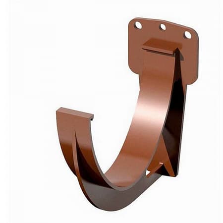 Кронштейн желоба пластиковый Технониколь ПВХ, коричневый