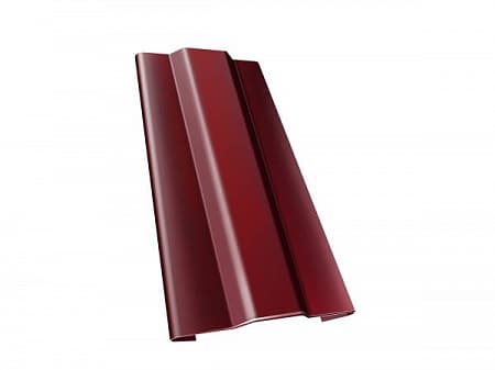 Защелка кронштейна трубы Optima Grand Line, покрытие PE, RAL 3005 красное вино