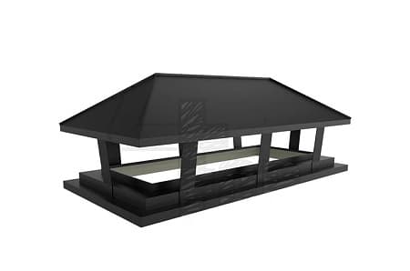 Колпак дымник 4For Pipe Австрия Вена, 380х380 мм, порошковая окраска, цвет по каталогу RAL, RR под заказ