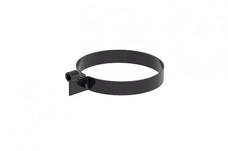 Хомут трубы Lite ПВХ Grand Line 135/90, RAL 7024 графит