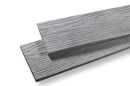 Фиброцементная доборная фасадная доска Фибратек, 3000х100х8 мм, серый