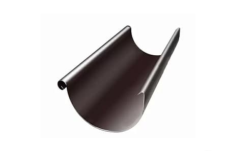 Желоб полукруглый Optima Grand Line, 2.0 м, покрытие PE, RAL 8017 коричневый