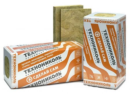 Утеплитель РОКЛАЙТ "Сделай сам" Технониколь 30-40 кг/м3, размеры 50х600х1200 мм, упаковка 0,288 м3 (8 плит)