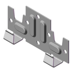 Пластина кляммерная стартовая Гранд Лайн / Grand Line, размер 39х10 мм (1.2 мм)