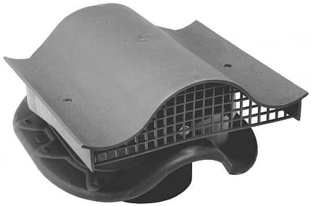 Кровельный аэратор Muotokate-KTV Vilpe (Вилпе) для металлической кровли без адаптера, серый