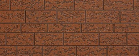 Фасадная панель Zodiac / Зодиак, Крупнозернистый кирпич, 3800х380 мм, цвет AG2-012
