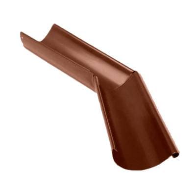 Угол внутренний 135°, D125  Icopal / Икопал, цвет Ral 8028 (коричневый)