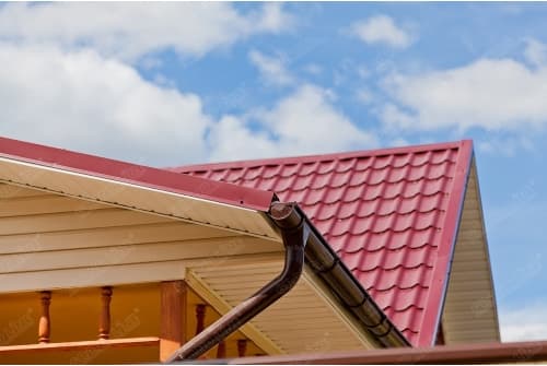 Кронштейн желоба длинный Grand Line 125 мм, коричневый RAL 8017