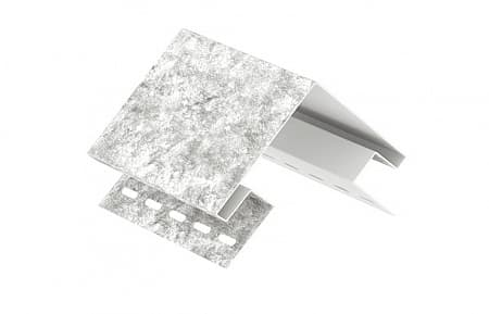 Наружный угол Ю-Пласт Кварцит, 3050 мм, цвет светло-серый