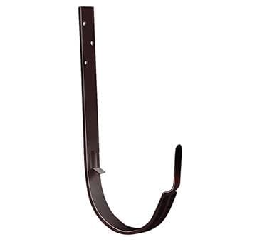 Кронштейн желоба длинный Grand Line 125 мм, коричневый RAL 8017