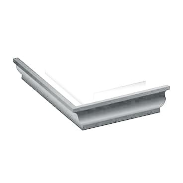 Угол желоба наружный 120х86 мм Металл Профиль Бюджет, Zn