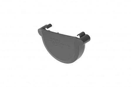 Заглушка ПВХ Элит Альта Профиль, D125 мм, графит