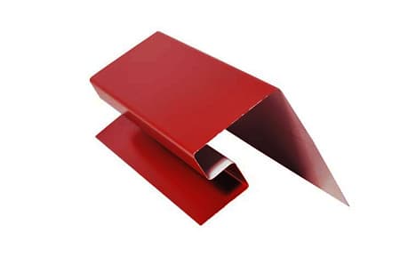 Околооконная планка объемная, 70x200x2000 мм, RAL 3005 красный