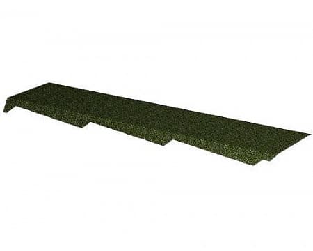 Примыкание Gerard резное, левое, 1200 мм, forest green (131)