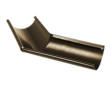 Угол желоба наружный 135° D125 Металл Профиль Foramina (Престиж), цвет темно-коричневый (RR32)