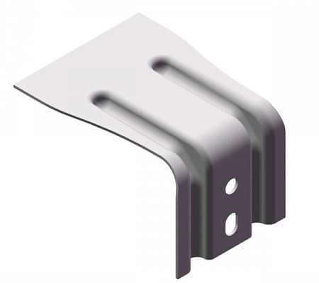 Крепление стеновое усиленное Гранд Лайн / Grand Line, размер 180х80х105 мм (2 мм)