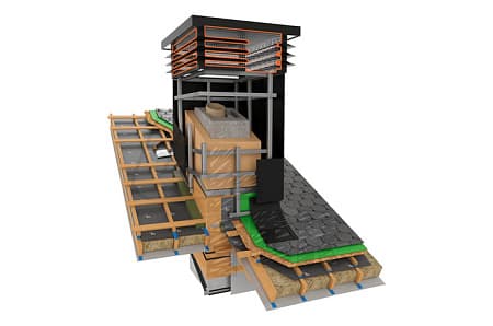 Москитная сетка 4For Pipe Норвегия Мозе, 380х380 мм, РЕ RAL 8017 коричневый