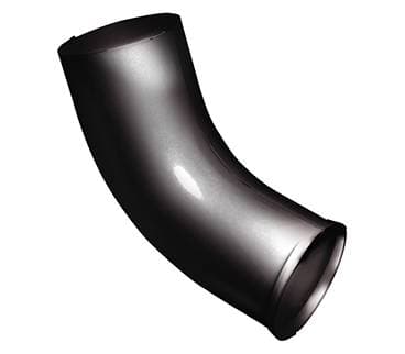 Колено водостока Grand Line 90 мм, черный RAL 9005