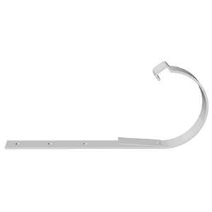 Кронштейн желоба металлический Docke LUX размер 300мм, цвет пломбир (RAL 9003)