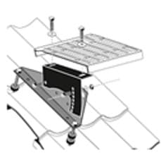 Кровельный мостик переходной Оптима / Optima Grand Line 1.25 м, цвет RAL 8017 (коричневый)