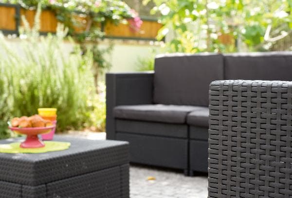 Угловой диван Provence set with coffee table Keter (Кетер), цвет коричневый