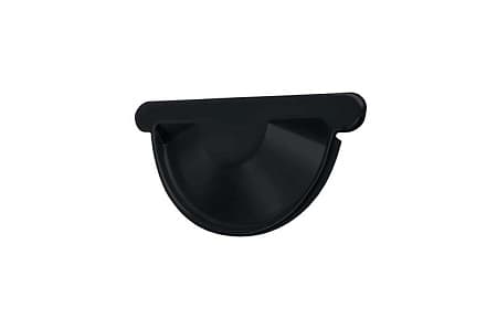 Заглушка торцевая универсальная Optima Grand Line, покрытие Matt, RAL 9005 черный