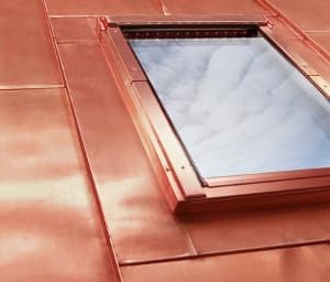 Изоляционный оклад для мансардных окон Fakro / Факро EEV (TC) для фальцевых, медных и титан-цинковых кровель, размер 114х140
