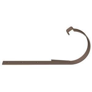 Кронштейн желоба металлический Docke LUX размер 300мм, цвет шоколад (Ral 8019)