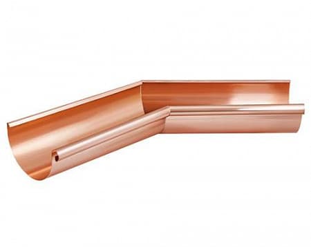 Угол внутренний 135° D150 Aquasystem, медь