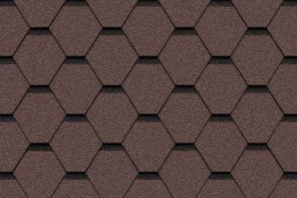 Гибкая черепица Icopal (Икопал) Tema, цвет Натурально-коричневый