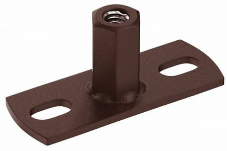 Держатель для хомута (под метиз) Aquasystem Pural Matt, RAL 8017 коричневый