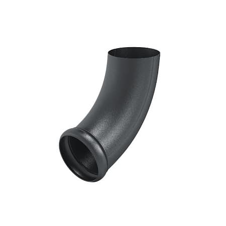 Отвод трубы декорированный D90 Aquasystem Pural Matt, RR 23 маренго