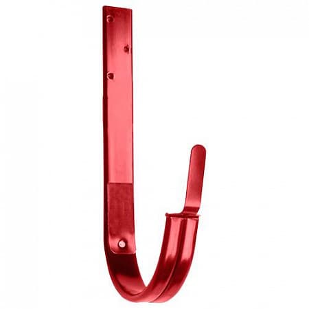 Кронштейн желоба 210мм, D150 Icopal / Икопал, цвет Ral 3009 (красный)