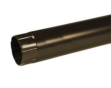 Труба водосточная 1000 мм D100 Металл Профиль Foramina (Престиж), цвет темно-коричневый (RR32)