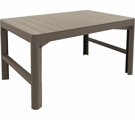 Стол Lyon rattan table Allibert (Аллиберт), цвет капучино