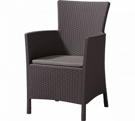 Кресло Iowa Allibert (Аллиберт), цвет коричневый