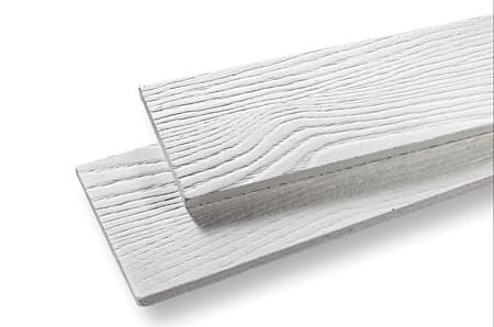 Фиброцементная доборная фасадная доска Фибратек, 3000х100х8 мм, белый