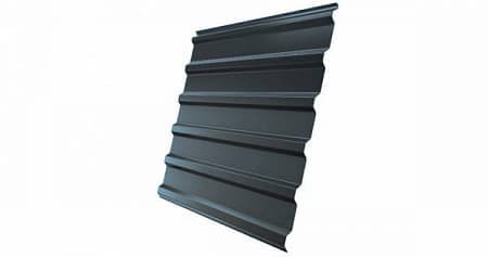 Профнастил С20R Гранд Лайн / Grand Line 0,45 Drap Zn 140, цвет RAL 7016 (антрацитово-серый)