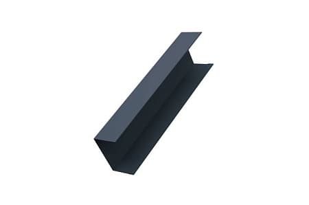 Крышка 65х60 жалюзи (для калиток и ворот) Grand Line Milan,Tokyo, 0,5 Rooftop бархат, RAL 7016 антрацитово-серый