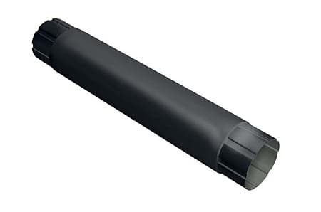 Труба круглая соединительная Optima Grand Line, 1.0 м, покрытие Matt, RAL 7024 мокрый асфальт